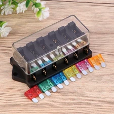  6 -Way Terminal Fuse Block Automotive Box Taps Center Car Holders