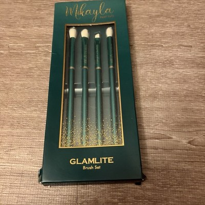 Glamlite Mikayla Phat Two 4pc Brush Set, Green - NEW IN BOX