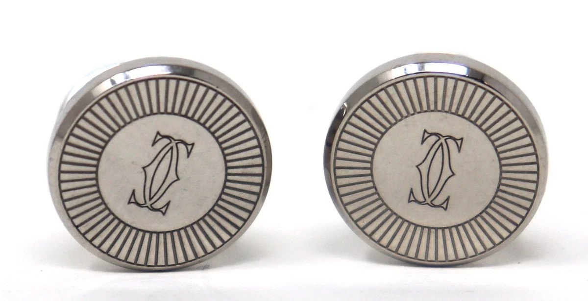 Cartier Sterling Silver Cufflinks for Men for sale | eBay