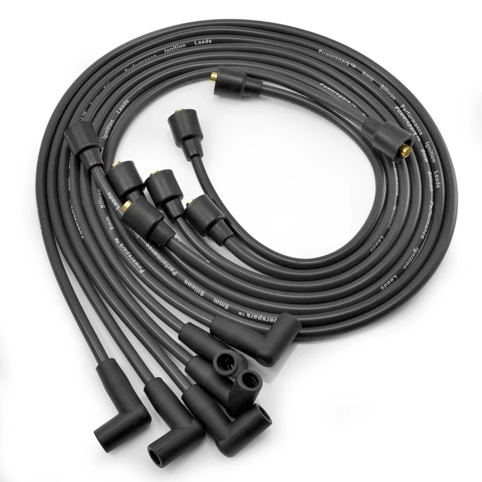 Jaguar 6 Cylinder HT Leads 8mm Black Performance Double Silicone Extended Length - Image 3 of 4