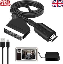 SCART To HDMI Converter Audio Video Adapter For HDTV Sky Box STB Plug HD tv DVD