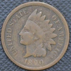 1890 VG   Indian Head Cent