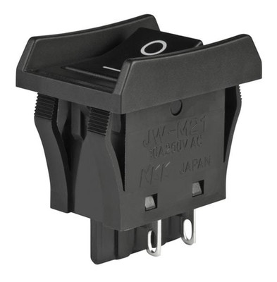 1Pcs JWM21BA1A-A Rocker Switches DPST ON-NONE-OFF BLK