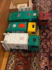 Lot of Bruder Garbage Truck Pre Owned, Mercedes, MAN, 