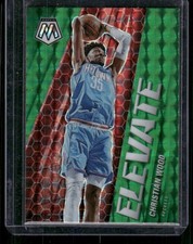 2020-21 Panini Mosaic #10 Christian Wood Elevate Mosaic Green