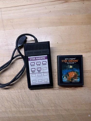 Atari 2600 Game STAR RAIDERS W/ VIDEO TOUCH PAD Controller