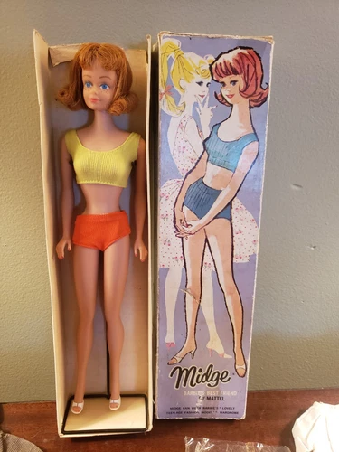 Vintage Barbie/Midge Doll Model 860 Original Box and Stand