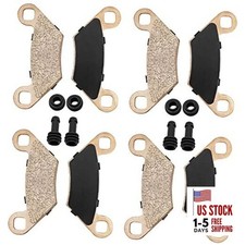 Front Rear Brake Pads Sintered  Boots for Polaris Sportsman 1000 Scrambler