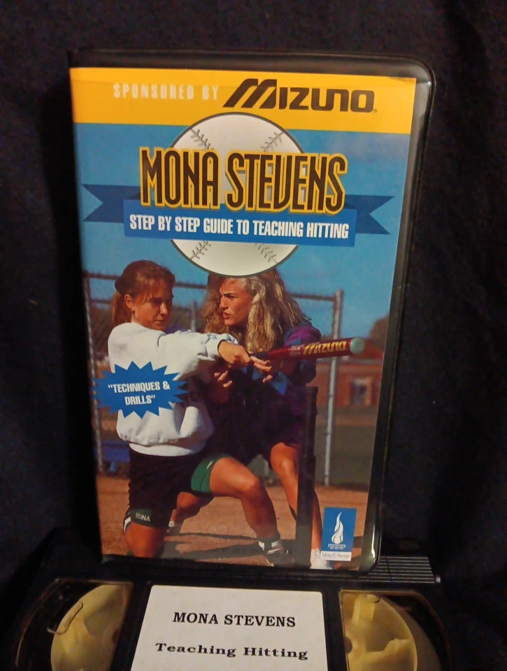 Mona Stevens Softball Teaching Hitting Training VHS Techniques & Drill VG Mizuno - Image 2 of 4