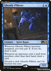 Ghostly Pilferer M21 #052 Core Set 2021 Rare MTG