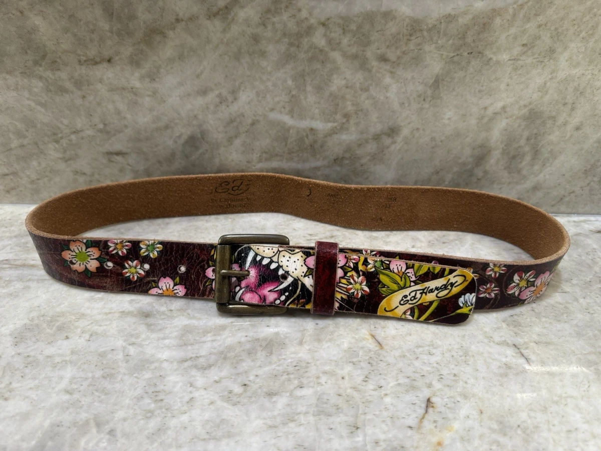 Ed Hardy Leather Multicolor Belts for Men for sale | eBay