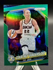2025 Panini Prizm WNBA #124 Courtney Vandersloot Green Prizms