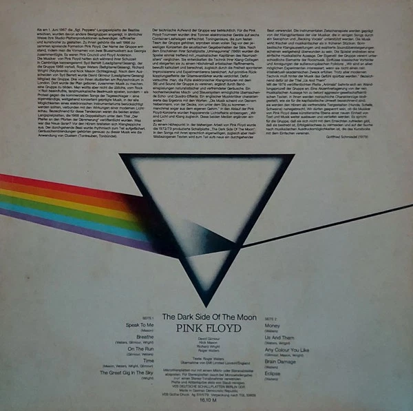 Pink Floyd The Dark Side of the Moon · Lp · 1980, Foto 2 von 5