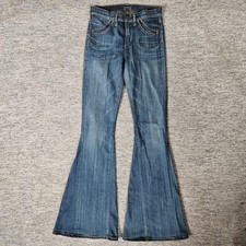 Citizens of Humanity Jerome Dahan Angie Super Flare Jeans Womens 27 Blue Denim