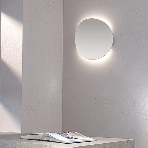 Sonneman 1760-10 Malibu Discs 10" Tall LED Wall Sconce - White - Picture 2 of 3