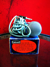 Vintage 1960's Calrad DM-63 dynamic microphone Hi Z w cable Olson Argonne Aiwa 3