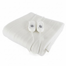 Image of STAYWARM King Size Electric Underblanket 160x150cm Dual Control 3 Heat White