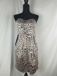 pink and black animal print dress