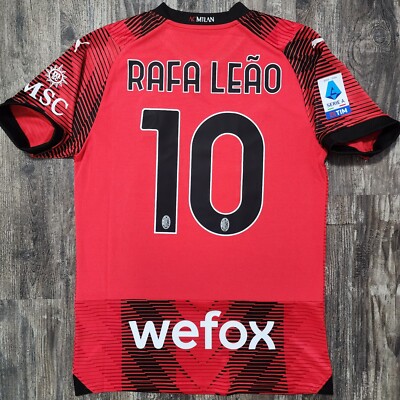 2024 Puma AC Milan Home Soccer Jersey Rafael Leão Men S Portugal