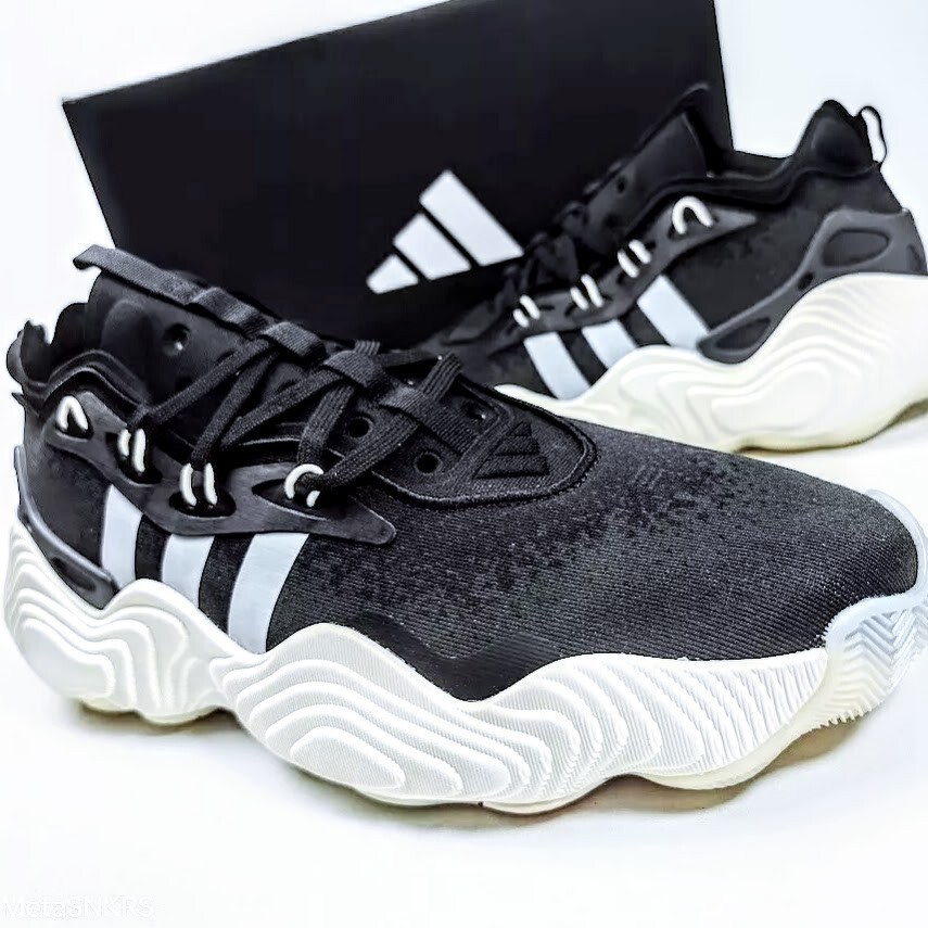 Adidas  US 12 Men's White Grey Black Basketball Future Trae 