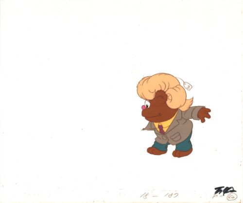 Baby Fozzie Disney Muppet Babies Animation Production Cel Jim Henson 181 - Picture 1 of 1