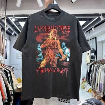 Cannibal Corpse Band Eaten Back To Life Black Unisex Tshirt Remake