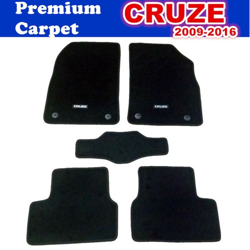 PREMIUM Prestige Carpet Floor Mats for Holden Cruze 2009 - 2019 JG JH 5pcs Black - Picture 1 of 5