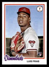 2022 Topps Archives #159 Luis Frias Rookie Card Arizona Diamondbacks