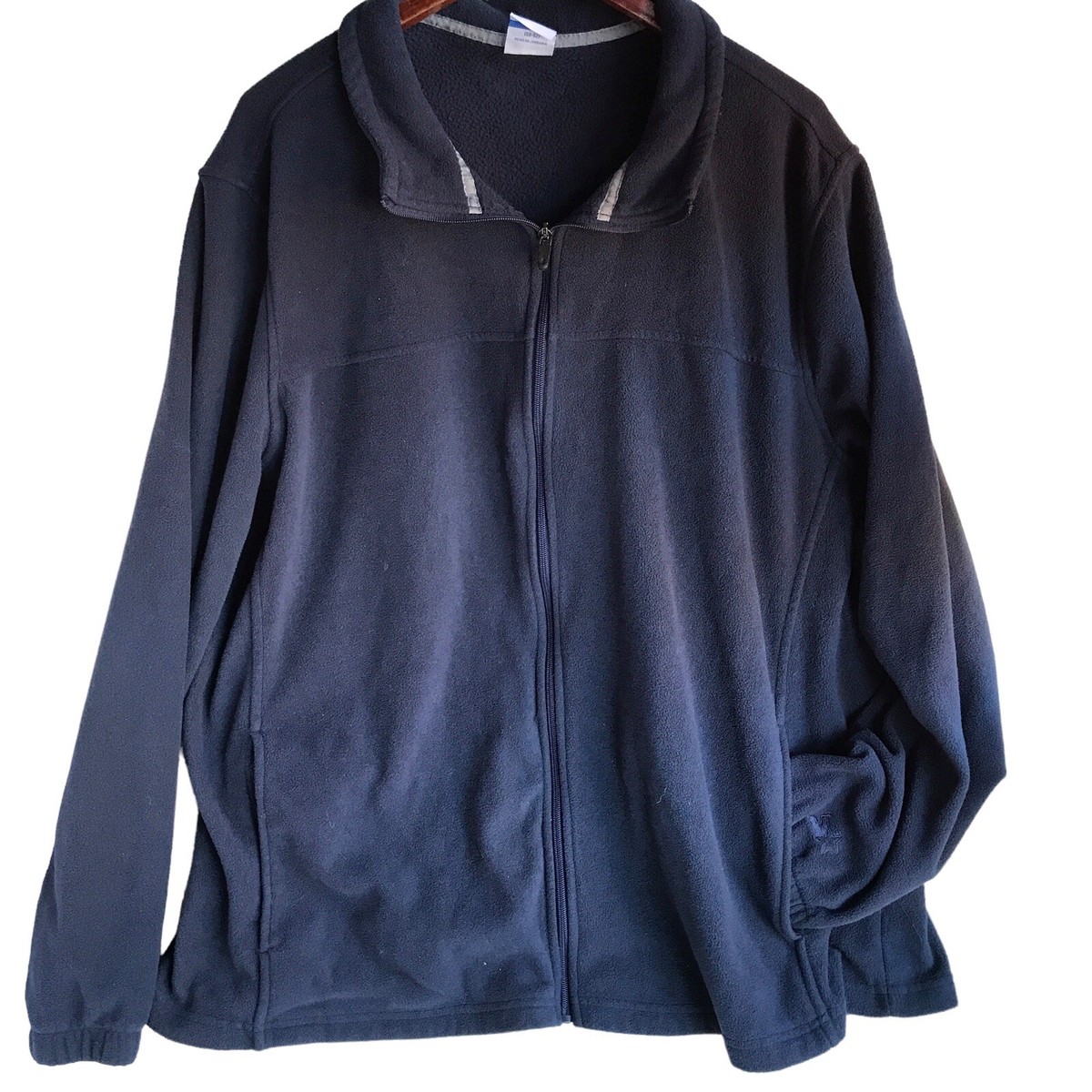 ★ETMON★ Collar Classic Jacket Navy 5000963355 Starter Zippered Blue Velour Collar Jacket VTG 2XL | eBay
