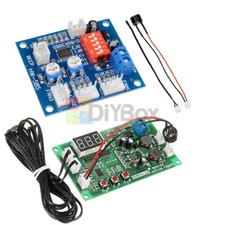 DC 12V Dual Ways PWM PC CPU Fan Digital Temperature Control Speed Controller New