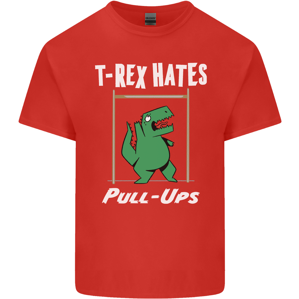 TRex Hates Pull Ups Gym Funny Dinosaurs Kids TShirt Childrens eBay