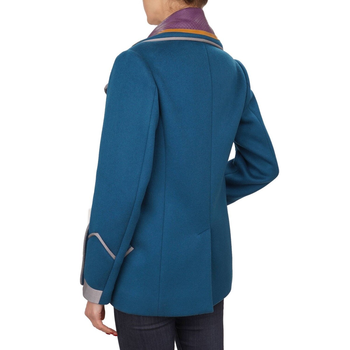 DSQUARED2 Royal Military Style Wool Coat Jacket Golden