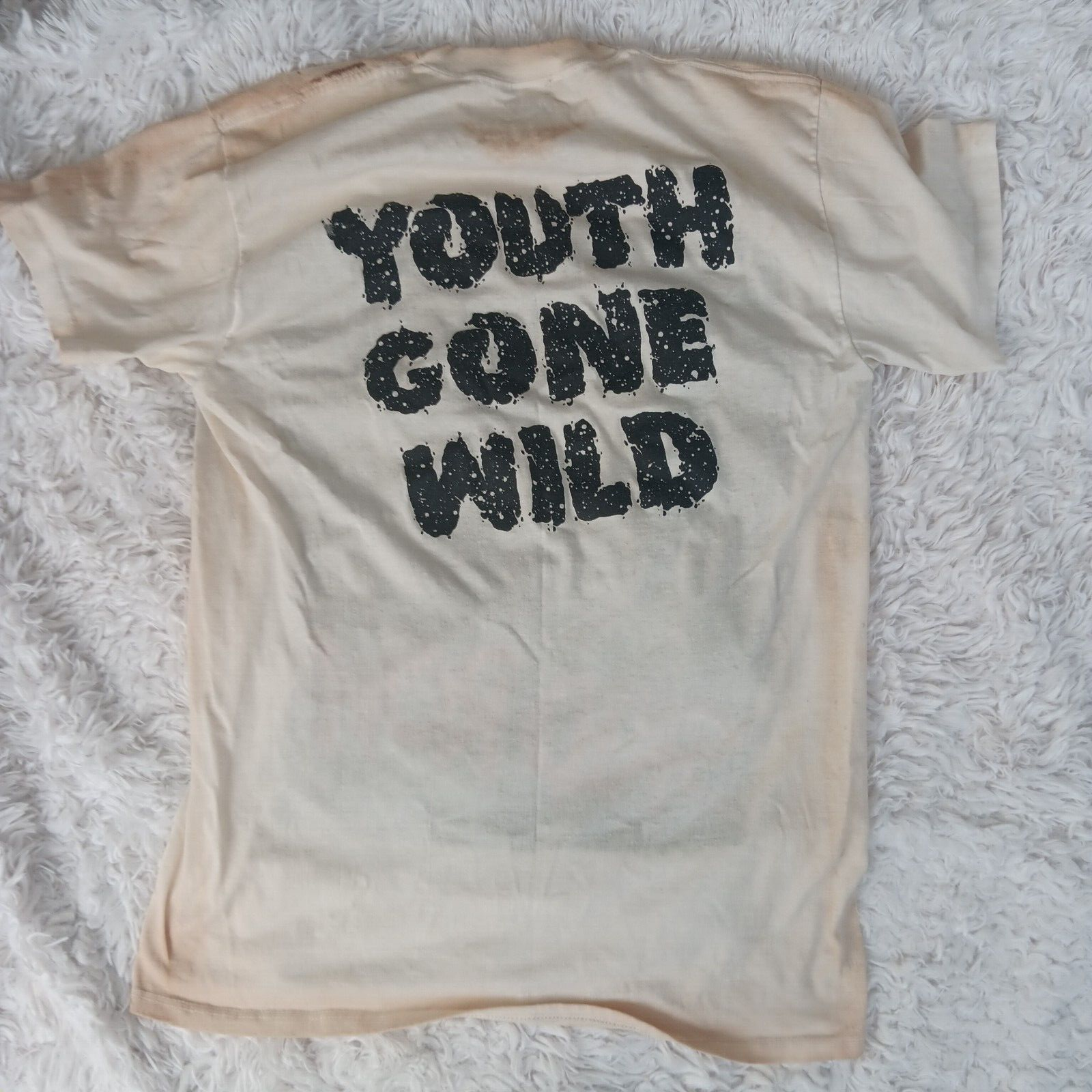 FILA T shirt vintage Skid Row Band Youth Gone Wild taglia unica