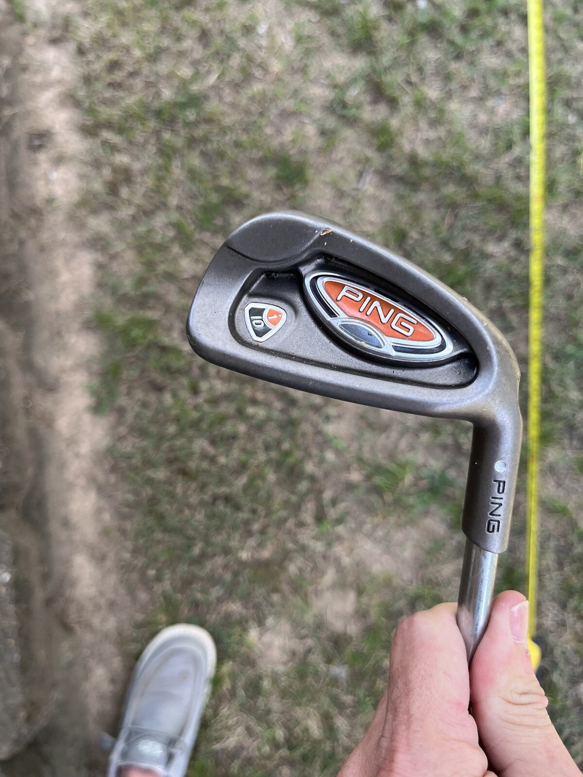 Ping I10 7 Iron Demo Club RH +1" Silver ZZ65 Steel Shaft Golf Club eBay