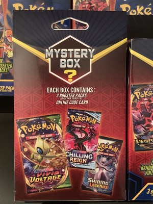 Lot Of 3 Pokemon TCG 2025 Mystery Boxes - Walmart Exclusive Team Rocket Chase Packs, Factory Sealed