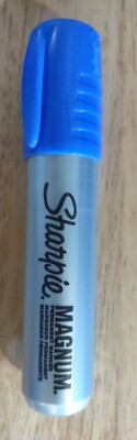 Sharpie Pro Magnum Permanent Marker, Blue 1 ea Free Shipping
