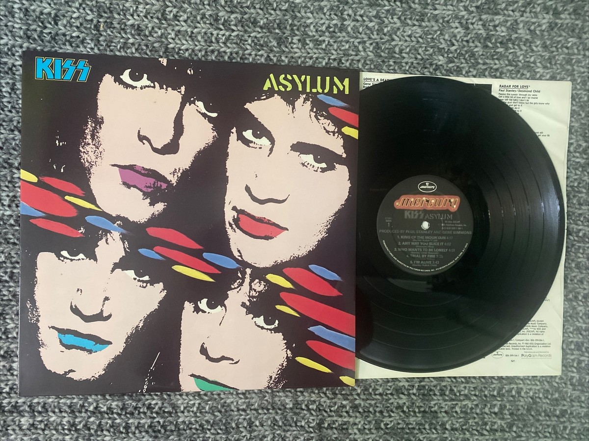 KISS キッス ASYLUM アサイラム 見本盤 PROMO LP レコード Kiss Lp Asylum 1985 N. M Original Pressing | eBay