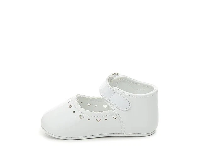 LAURA ASHLEY BABY GIRLS CHRISTEN MARY JANE FLAT DRESS SHOES WHITE SIZE：4  INFANT - Image 3 of 4