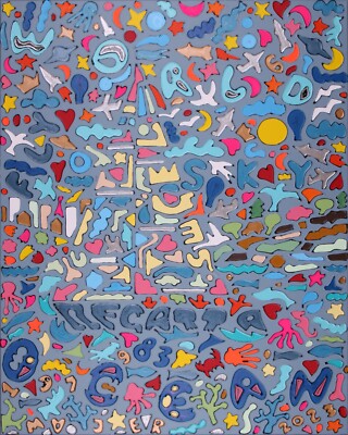 MAJER Acryl Abstrakt Leinwand Gemälde Bild Contemporary Art ORIGINAL UNIKAT
