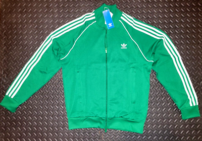 NEW MENS ADIDAS ORIGINALS SUPERSTAR TREFOIL TRACK JACKET ~SIZE XL