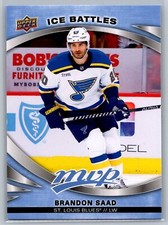 Brandon Saad 2023-24 Upper Deck MVP Ice Battles HOCKEY #178 St. Louis Blues SP