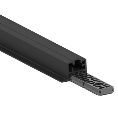 Ebbe America EK-LC470 Ebbe KERB 47'' Low Shower Curb - Black