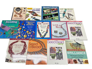Bead and Jewelry Making Books Lot of 13