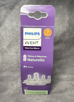 Philips Avent Natural Response Nipples Medium Flow 3 4 Pack SCY963/44