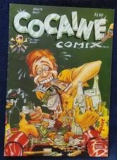 COCAINE COMIX #4 ('82) FN, Rare Underground, First Printing