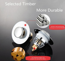 Universal Drain Magic Sink Stopper - Instantly Replace Broken Stoppers