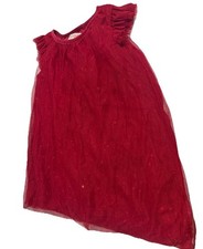 Cat  Jack Red Spotted Tutu Dress Girls 4T Knee Length Short Ruffle Layered
