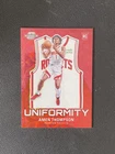 Amen Thompson 2023-24 Panini Contenders Optic Uniformity Red Scope Prizm RC #2