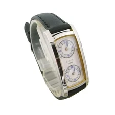 CITIZEN CLETIA Dual Time Ladies Analog Quartz Watch 543W-H04007 Rectangular