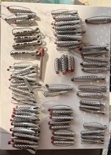 Lot Of 100 Vintage Tip Top Goody Aluminum Curlers Rollers
